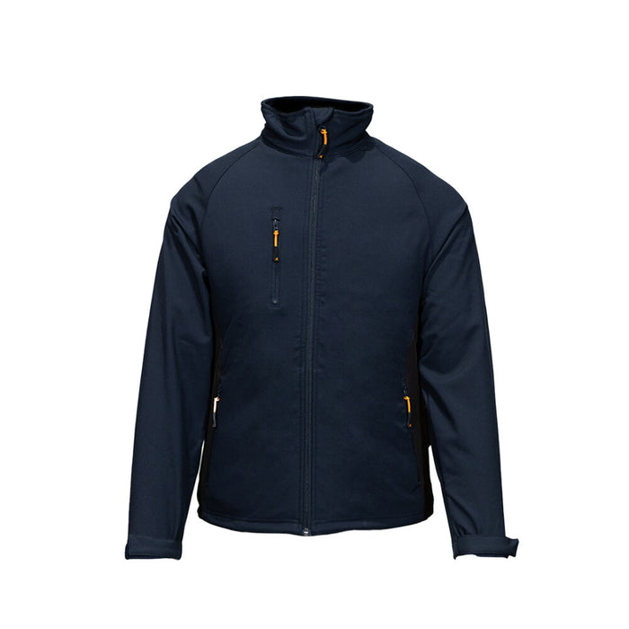 Xpert Core Softshell Jacket - Durable Lightweight Water-Resistant Navy