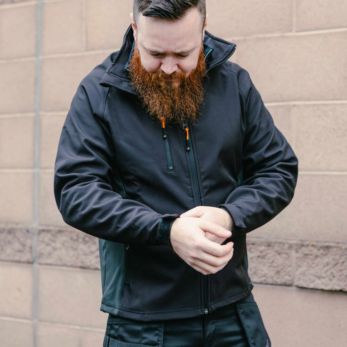 Xpert Core Softshell Jacket - Durable Weatherproof Black