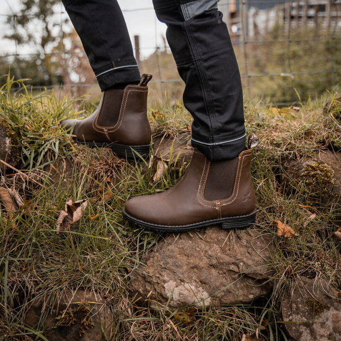 Xpert Heritage Farrier Junior Chelsea Boot Rustic Brown