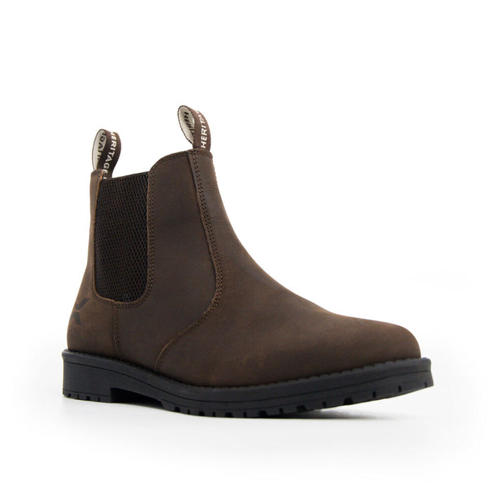 Xpert Heritage Wrangler Junior Dealer Boot Dark Brown