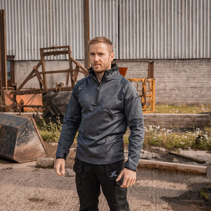 Xpert Pro Half Zip Tech Fleece Grey
