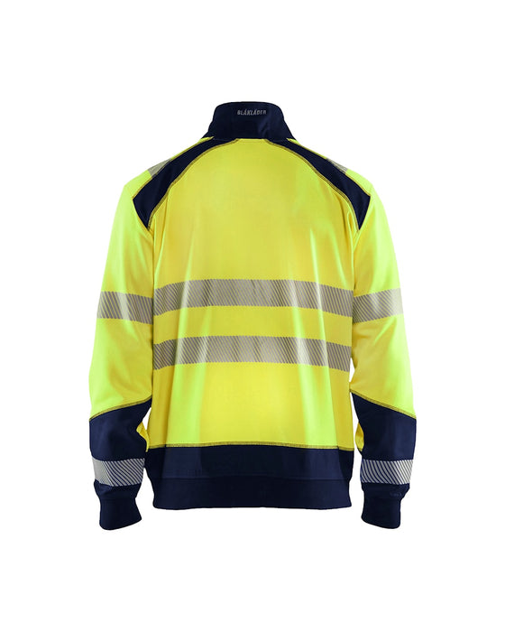HI-VIS SWEATSHIRT WITH HALF ZIP