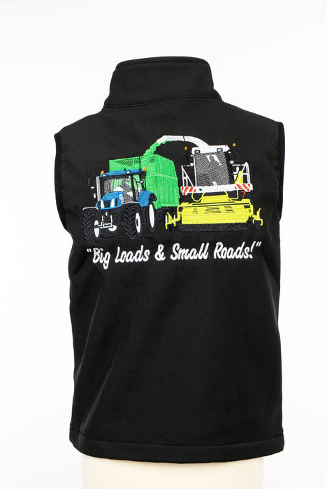 Childrens Softshell Gilet - Country Life - Black