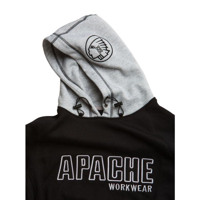 APACHE HOODY APHOODSWEAT Hooded Sweatshirt Black/Grey