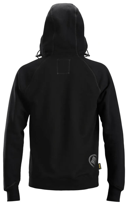 Logo Full Zip Hoodie Black