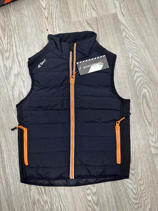 Xpert Pro Junior Rip-Stop Panelled Bodywarmer Black