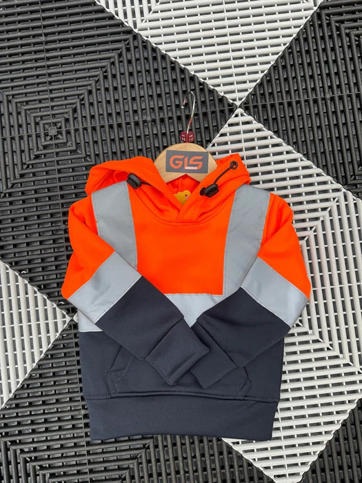 Kids Workwear Hoodies Orange