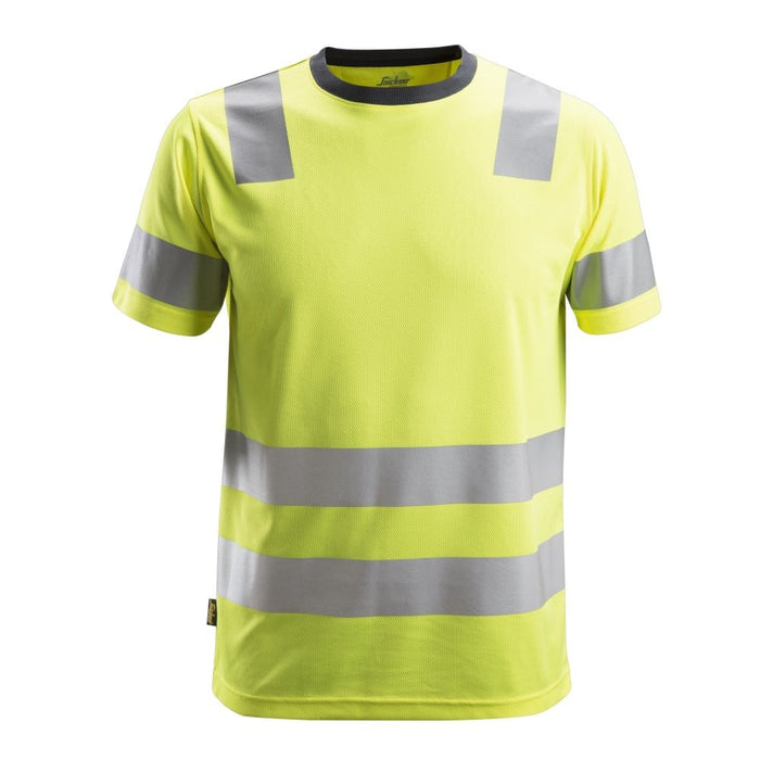 SNICKERS 2530 High-Vis T-Shirt Class 2 Hi-Vis Yellow (6600)
