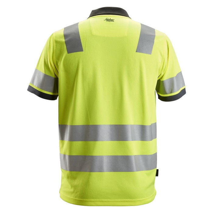 SNICKERS 2730 High-Vis, Class 2 Polo Shirt Hi-Vis Yellow (6600)