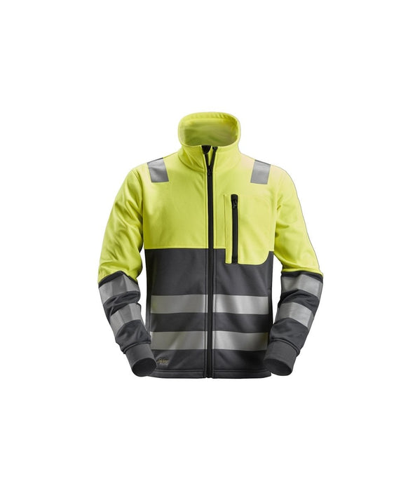 SNICKERS 8035 M High-Vis, Class 2 FZ Jacket Hi-Vis Yellow/Navy (6695)