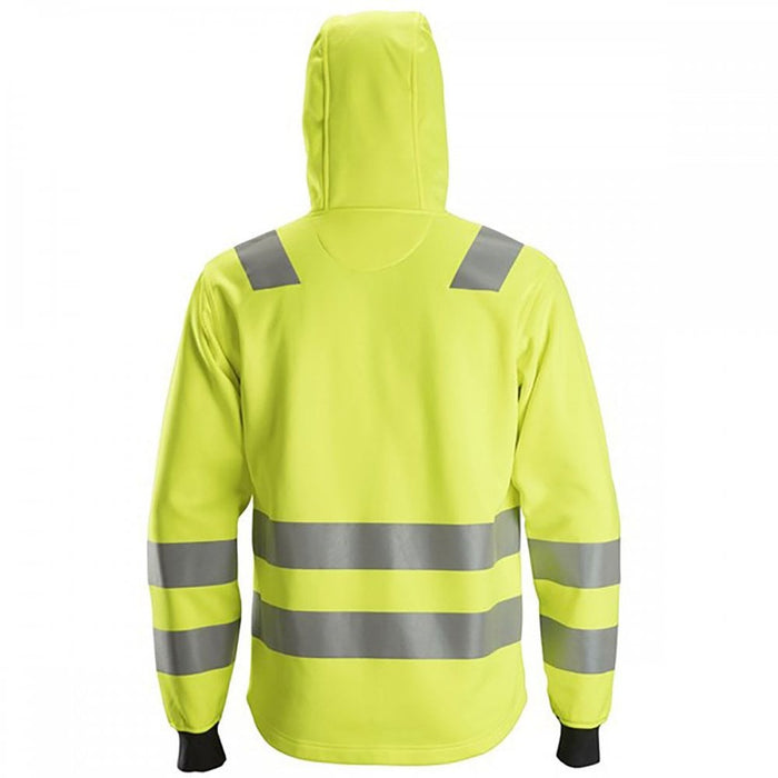 SNICKERS AllroundWork, High-Vis FZ Hoodie CL2/CL3