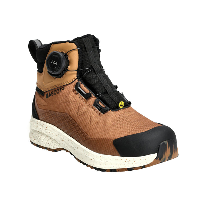 Mascot F1602 Safety Boot S7S - BOA® Fit System Nut Brown