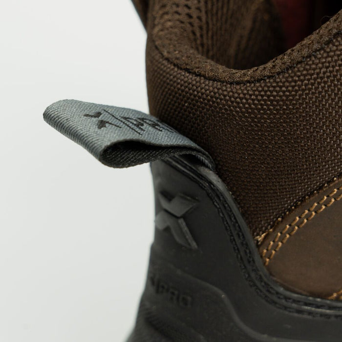 Xpert Pro Zipster S3L Safety Zip-Side Work Boot Brown