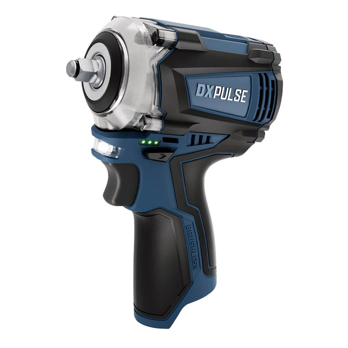 DXPULSE 12V Brushless Impact Wrench Kit, 3/8" Sq. Dr., 1 x 5.0Ah Battery, 1 x Fast Charger (27960)