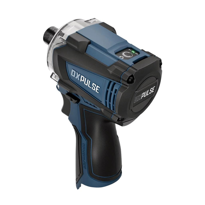 DXPULSE 12V Brushless Impact Driver Kit, 1/4" Sq. Dr., 1 x 5.0Ah Battery, 1 x Fast Charger (27962)