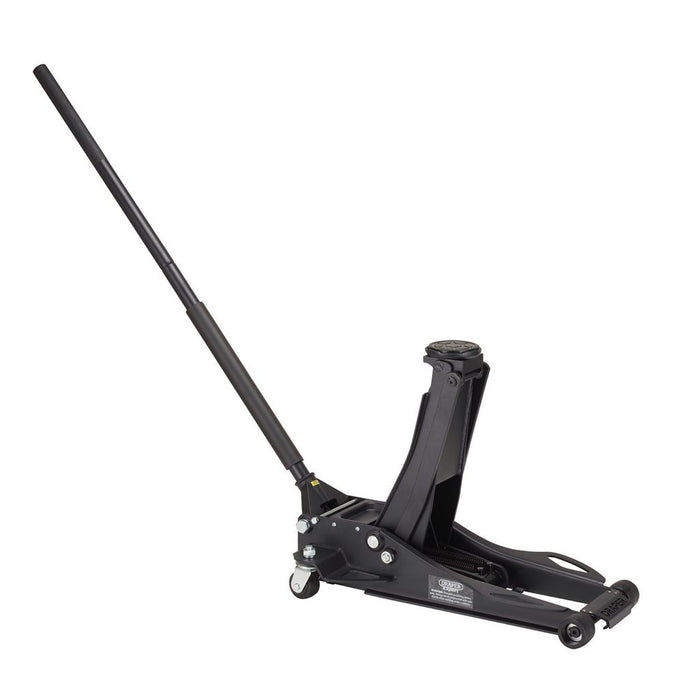 Draper Expert Professional Low Profile Fast Lift Garage Trolley Jack, 3 Tonne, Black (28464)