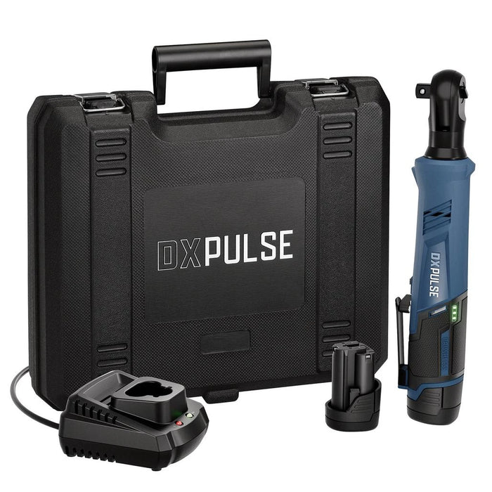 DXPULSE 12V Brushless Ratchet Wrench Kit, 1/2" Sq. Dr., 2 x 2.0Ah Batteries, 1 x Charger (29542)