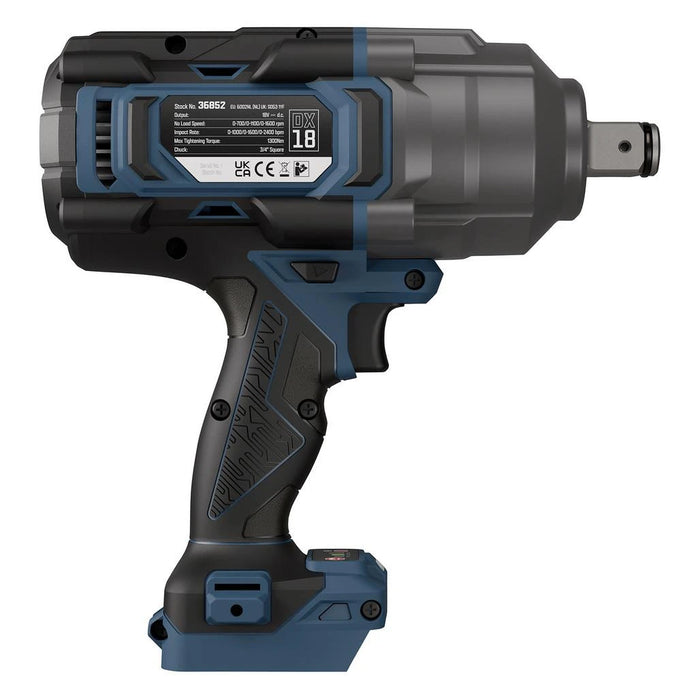 DXPULSE 18V Brushless Impact Wrench, 3/4" Sq. Dr., 1600Nm (Sold Bare) (36852)