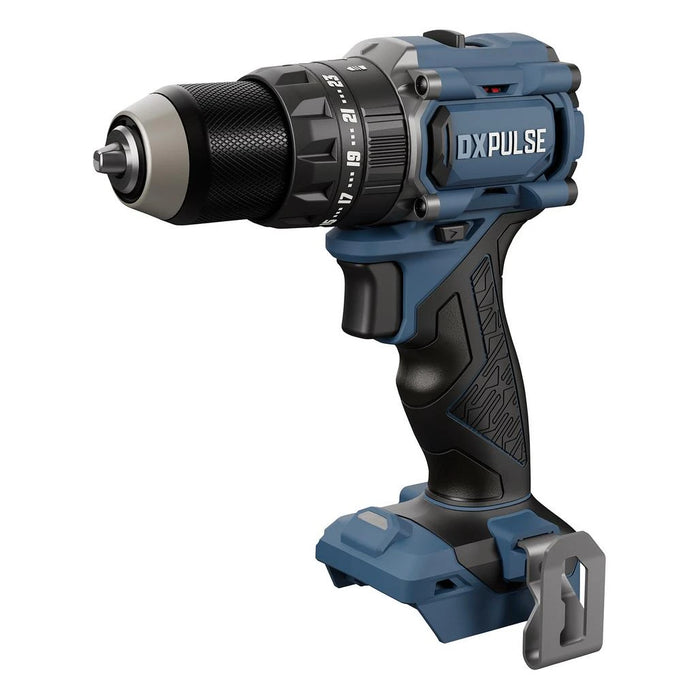 DXPULSE 18V Brushless Combi and Impact Wrench Twin Kit with Drill Accessories, 2.4A Charger, 2 x 2.0Ah Battery, and Carry Case (39658)