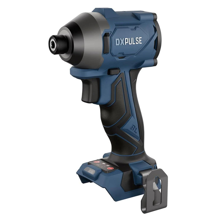 DXPULSE 18V Brushless Combi and Impact Wrench Twin Kit with Drill Accessories, 2.4A Charger, 2 x 2.0Ah Battery, and Carry Case (39658)