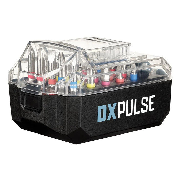 DXPULSE 18V Brushless Combi and Impact Wrench Twin Kit with Drill Accessories, 2.4A Charger, 2 x 2.0Ah Battery, and Carry Case (39658)