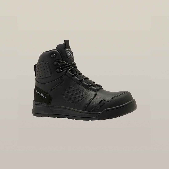 HARD YAKKA 3056 S7S 6" Safety Boots Black