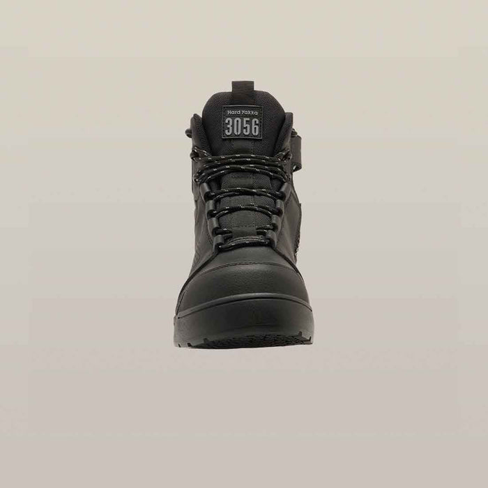 HARD YAKKA 3056 S7S 6" Safety Boots Black