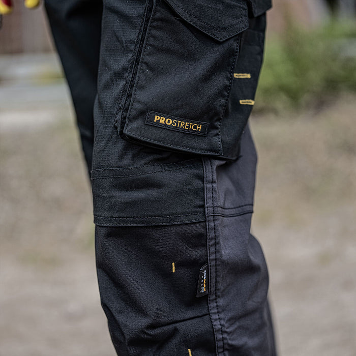DeWalt Memphis Grey Black Regular Fit Stretch Trouser