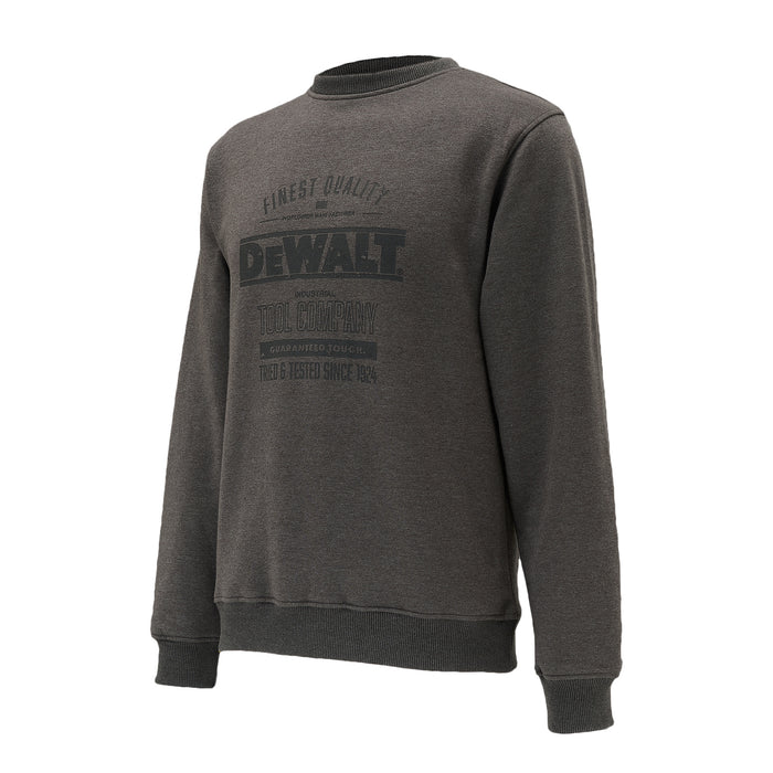 DeWalt Crew Neck Sweatshirt Charcoal Grey