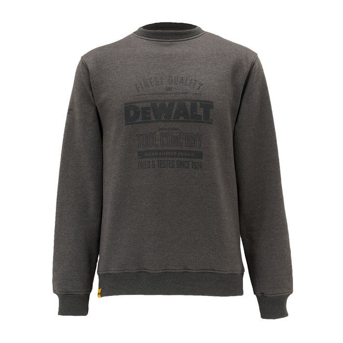 DeWalt Crew Neck Sweatshirt Charcoal Grey