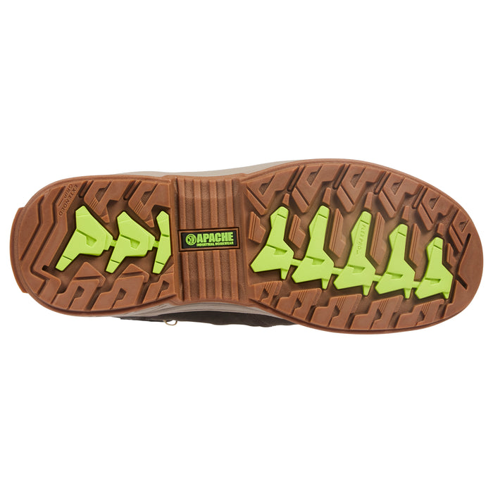 APACHE MOOSE JAW BROWN Brown Leather Boot