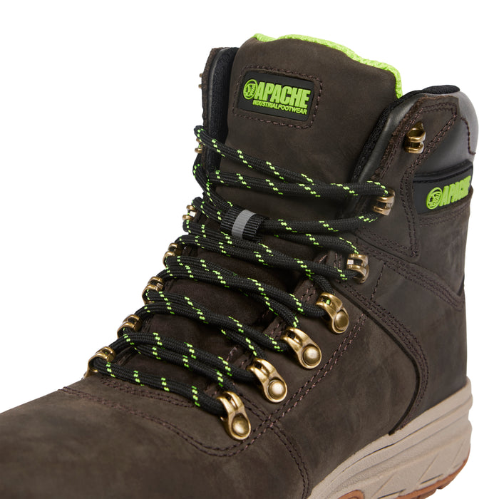 APACHE MOOSE JAW BROWN Brown Leather Boot