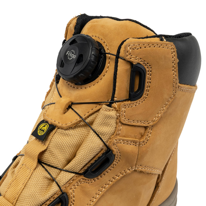 Churchill Wheat Waterproof FITGO Safety Boot ESD