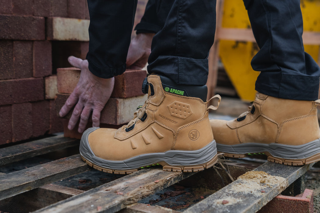 Churchill Wheat Waterproof FITGO Safety Boot ESD