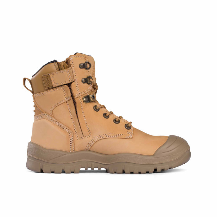 MONGREL 561 SIZE ZIP SAFETY BOOTS - STONE
