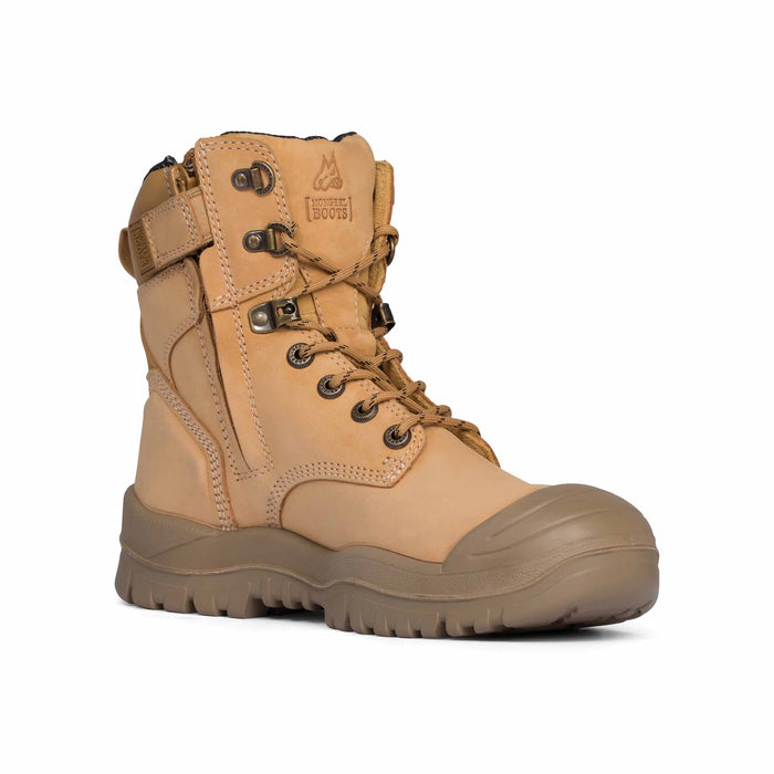 MONGREL 561 SIZE ZIP SAFETY BOOTS - STONE