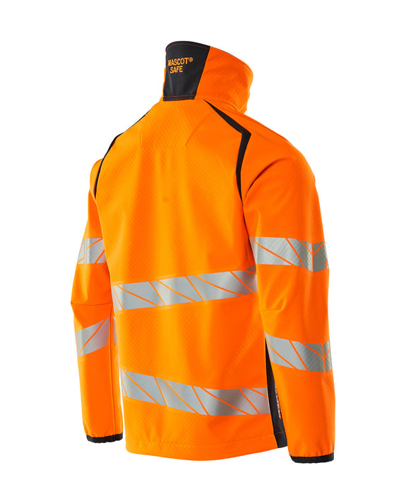 Mascot 19002 Softshell Jacket breathable windproof & water-repellent Orange/Navy