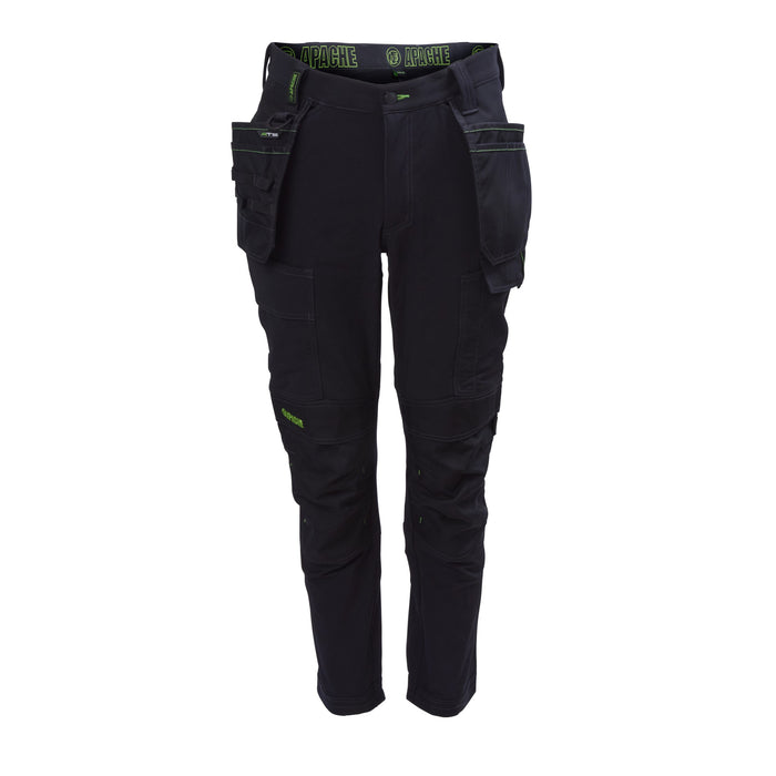 Apache Calgary 4 X WAY STRETCH TROUSER Black