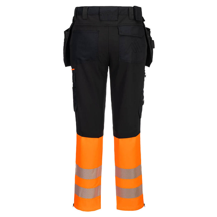 Portwest DX457 - DX4 Hi-Vis Class 1 Detachable Holster Pocket Craft Trousers