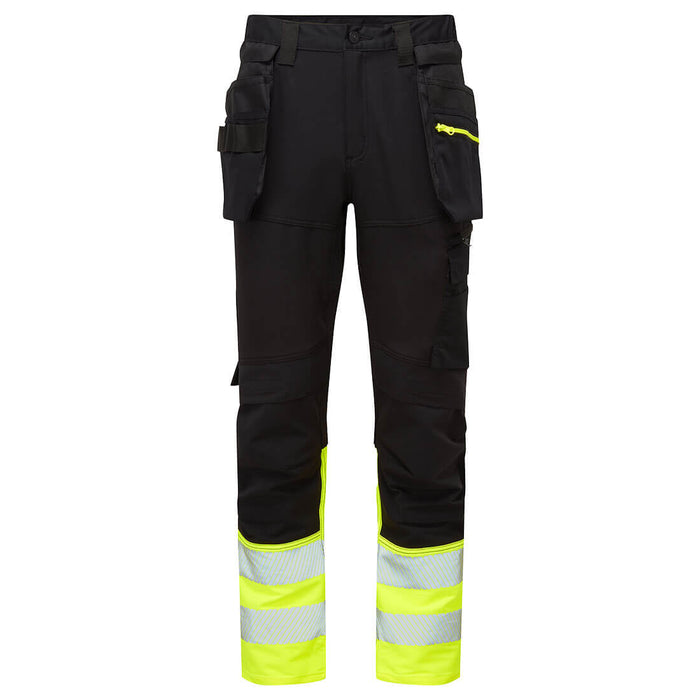 Portwest DX457 - DX4 Hi-Vis Class 1 Detachable Holster Pocket Craft Trousers