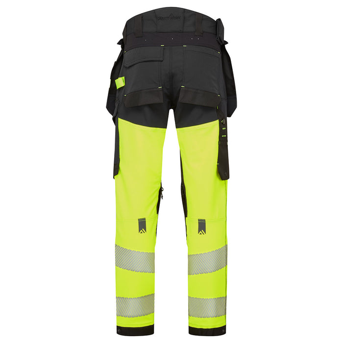 Portwest EV442 - EV4 Hi-Vis Stretch Detachable Holster Class 1 Trousers