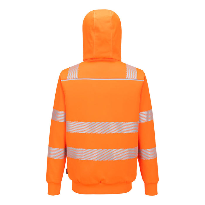 Portwest PW321 Hi-Vis Zipped Winter Hoodie