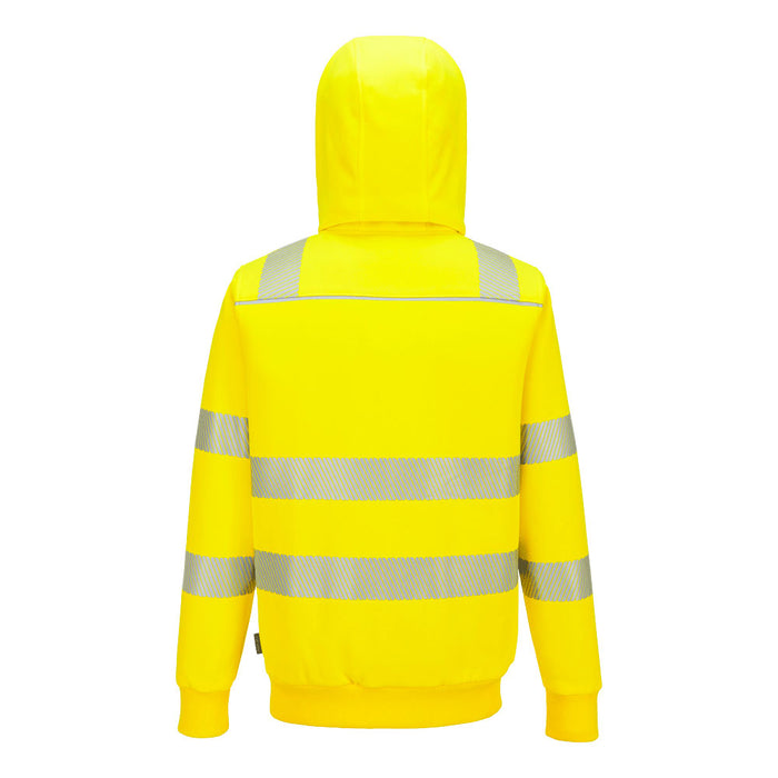 Portwest PW321 Hi-Vis Zipped Winter Hoodie