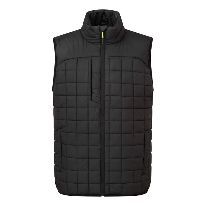 Portwest PW339 - PW3 Square Baffle Bodywarmer Black