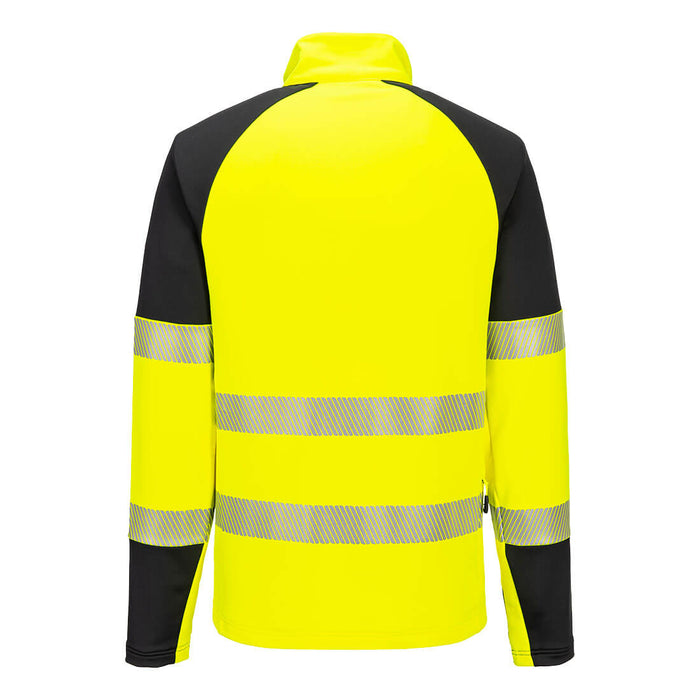 Portwest T172 - PW3 Hi-Vis 1/4 Zip Sweatshirt