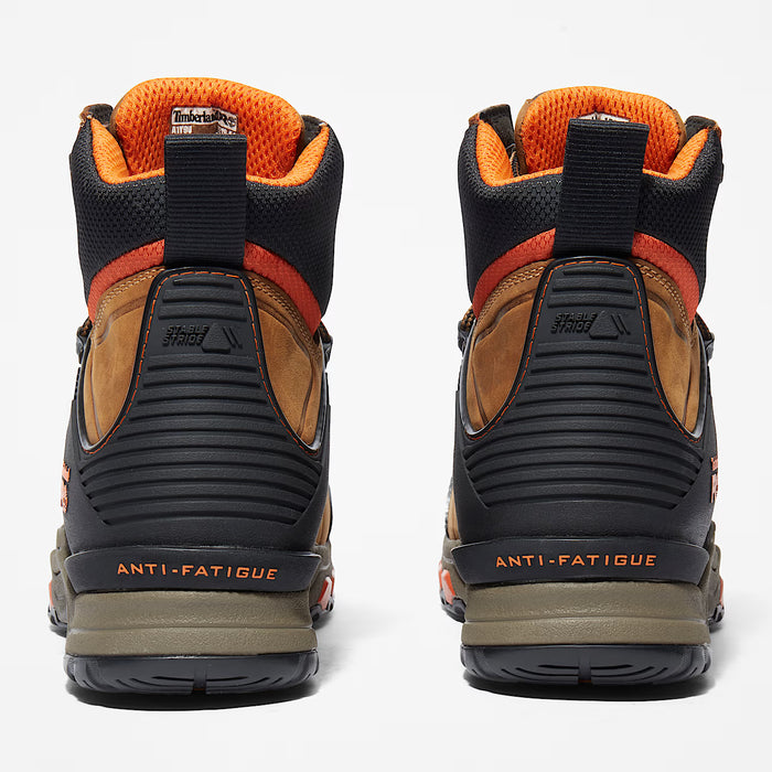 TIMBERLAND PRO HYPERCHARGE - LEATHER SAFETY WORK BOOT BROWN