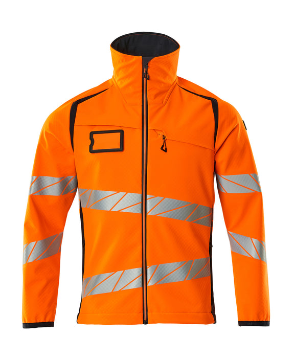 Mascot 19002 Softshell Jacket breathable windproof & water-repellent Orange/Navy