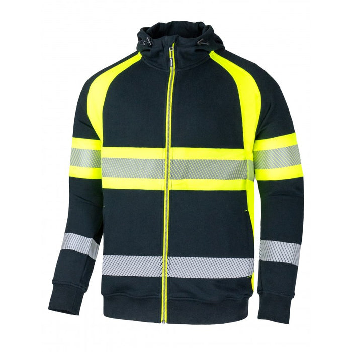 Rewelly Bergo Hi-Vis Jumper Black/Yellow