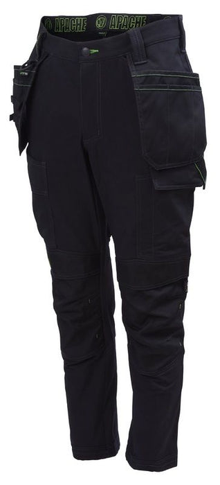 Apache Calgary 4 X WAY STRETCH TROUSER Black