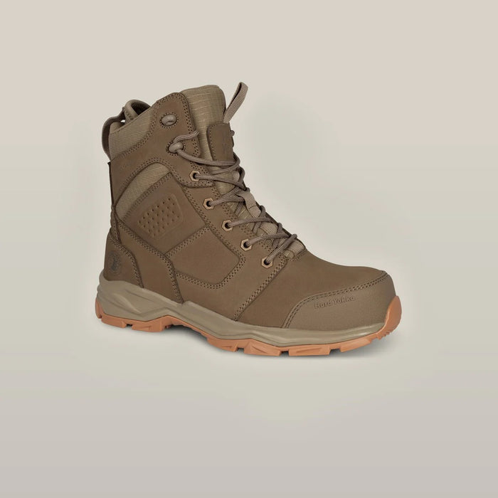 Hard Yakka Fusion S7S Safety Boots Stone